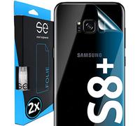 2x se® Film de Protection 3D pour Samsung Galaxy S8 Plus - Arrière Transparent, Auto-réparateur, Facile à Installer sans Bulles, Ultra-Clair, Protège Contre Saleté, Rayures, Fabriqué en Allemagne