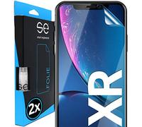 2x se® Film de Protection 3D Transparent pour Apple Iphone XR, Auto-réparateur, Compatible Empreinte & FaceID, Installation Sans Bulles, Résistant aux Chocs et Rayures, Fabriqué en Allemagne