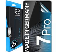 2x se® Film de Protection 3D Transparent pour Google Pixel 7 Pro, Auto-réparateur, Compatible Empreinte & FaceID, Installation Sans Bulles, Résistant aux Chocs et Rayures, Fabriqué en Allemagne