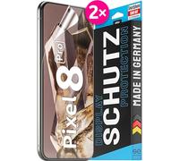 2x se® Film de Protection 3D Transparent pour Google Pixel 8 Pro, Auto-réparateur, Compatible Empreinte & FaceID, Installation Sans Bulles, Résistant aux Chocs et Rayures, Fabriqué en Allemagne