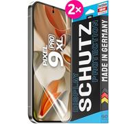 2X se® Film de Protection 3D Transparent pour Google Pixel 9 Pro XL, Auto-réparateur, Compatible Empreinte & FaceID, Installation sans Bulles, Résistant aux Chocs et Rayures, Fabriqué en Allemagne