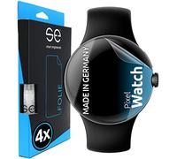 2x se® Film de Protection 3D Transparent pour Google Pixel Watch, Auto-réparateur, Compatible Empreinte & FaceID, Installation Sans Bulles, Résistant aux Chocs et Rayures, Fabriqué en Allemagne