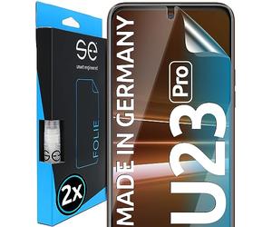 2x se® Film de Protection 3D Transparent pour HTC U23 Pro, Auto-réparateur, Compatible Empreinte & FaceID, Installation Sans Bulles, Résistant aux Chocs et Rayures, Fabriqué en Allemagne