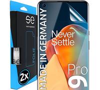 2x se® Film de Protection 3D Transparent pour OnePlus OnePlus 9 Pro, Auto-réparateur, Compatible Empreinte & FaceID, Installation Sans Bulles, Résistant aux Chocs et Rayures, Fabriqué en Allemagne