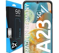2x se® Film de Protection 3D Transparent pour Samsung Galaxy A23/A23 5G, Auto-réparateur, Compatible Empreinte & FaceID, Installation Sans Bulles, Résistant aux Chocs et Rayures, Fabriqué en Allemagne