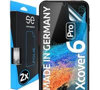 2x se® Film de Protection 3D Transparent pour Samsung Xcover 6 Pro, Auto-réparateur, Compatible Empreinte & FaceID, Installation Sans Bulles, Résistant aux Chocs et Rayures, Fabriqué en Allemagne
