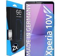 2x se® Film de Protection 3D Transparent pour Sony Xperia 10V, Auto-réparateur, Compatible Empreinte & FaceID, Installation Sans Bulles, Résistant aux Chocs et Rayures, Fabriqué en Allemagne