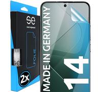 2x se® Film de Protection 3D Transparent pour Xiaomi 14, Auto-réparateur, Compatible Empreinte & FaceID, Installation Sans Bulles, Résistant aux Chocs et Rayures, Fabriqué en Allemagne