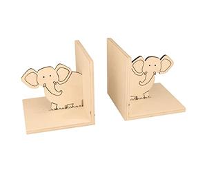 2X Serre Livre Éléphant 12X12 cm