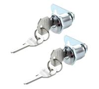 2X Serrure Batteuse a Came Barillet Pour Boite aux Lettres Tiroir 20mm + 2 Cles