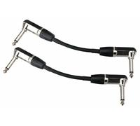 2x Set de Cable Patch Jack 6,3mm Instrument Amplificateur Sonorisation 15cm