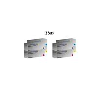 2x Set de Laser Toner Print Cartouches Remanufacturees pour les Imprimantes HP Color LaserJet CP1025/Cp1025NW, CE310A/126A - CE311A/126A -