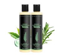 2x Shampooing Au Romarin,Rosemary Shampoo,Shampooing Naturel Pour La Croissance Des Cheveux Au Romarin,Épaississants Pour La Perte De Cheveux,Nourrissant Et Hydratant Femmes Hommes,Shampoing Anti Chut