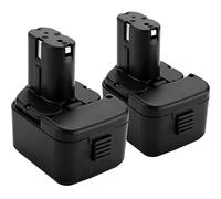 2X Shentec 12V 3500mAh Ni-MH pour Hitachi EB1212S EB1214L EB1214S EB1220BL EB1220HL EB1220HS EB1220RS Batterie