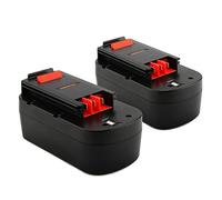 2X Shentec 18V 4500mAh Ni-MH pour Batterie Black et Decker 244760-00 A1718 A18 HPB18 HPB18-OPE Firestorm A18 FS180BX FS18BX FS18FL FSB18