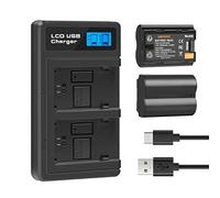 2X Shentec Li-ION 7.2V 2000mAh Batterie NP-W235 Batteries de Remplacement Compatible avec Fujifilm X-T5, X-T4, GFX 100S, X-H2S GFX 50S II, VG-XT4