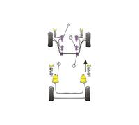 2x Silent-Blocs De Barre Anti-Roulis Pour Peugeot 205 309 Gti - Ar G - D22mm Powerflex