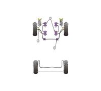 2x Silent-Blocs De Barre Anti-Roulis Renault R19 16s - D 23mm