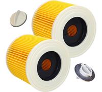 2x Sillar Cartouche filtrante de rechange pour Kärcher A 2204 2254 2101 2201 6.414-552.0 64145520 - Remplacement