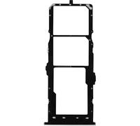 2x SIM + 1x Micro-SD support de carte de rechange pour Samsung Galaxy A11 - Noir