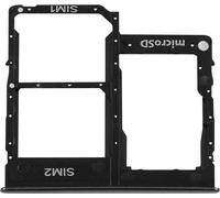 2x SIM + 1x Micro-SD support de carte de rechange pour Samsung Galaxy A31 - Noir