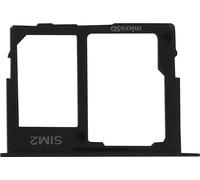 2x SIM + 1x Micro-SD support de carte de rechange pour Samsung Galaxy A41 - Noir