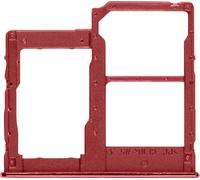 2x SIM + 1x Micro-SD support de carte de rechange pour Samsung Galaxy A41 - Rouge
