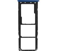 2x SIM + 1x Micro-SD support de carte de rechange pour Xiaomi Redmi 9 - Bleu
