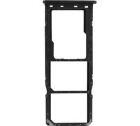 2x SIM + 1x Micro-SD support de carte de rechange pour Xiaomi Redmi Note 9 - Noir