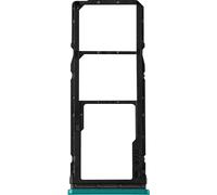 2x SIM + 1x Micro-SD support de carte de rechange pour Xiaomi Redmi Note 9S - Bleu