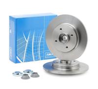 2x SKF VKBD 1016 Disque de frein Arrière convient pour PEUGEOT PARTNER Tepee