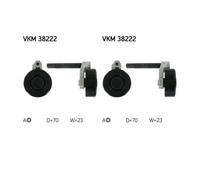 2X SKF VKM 38222 Tendeur De Courroie À Nervures Avant Pour BMW E46 E39