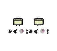 2X SL-101 Lampe de Plongée LED Haute Intensité 1800LM Étanche 40 M pour pour Vidéo et Photographie Sous-Marines A