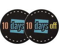 2x Slipmats - 10 Days Off
