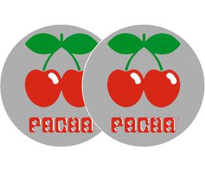 2x Slipmats - Pacha - argent