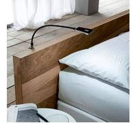 2x SO-TECH® Lampe liseuse flexible "Luminoso" LED Lampe de chevet DEL Lampe pour lire LED Lampe de lecture noir incl.