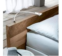 2x SO-TECH® Lampe liseuse flexible""Luminoso"" LED Lampe de chevet DEL Lampe pour lire LED Lampe de lecture blanc incl. Alimentation