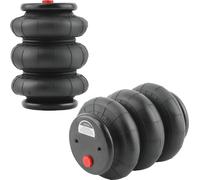2X Soufflet à trois plis 2600 lbs G1/2 Single Port Ressort pneumatique standard pour Light Duty