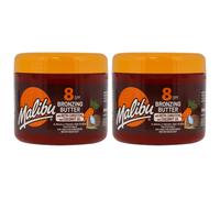 2x SPF 8 Bronzante Mangue Bronzage Lotion Eau Résistant Huile Noix de Coco Et