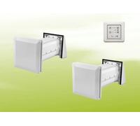 2x Stiebel Eltron LWE 40 unité de ventilation compacte + unité de commande en kit de ventilation
