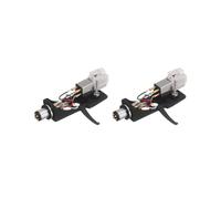2X Stylet à Cartouche avec Platine Tourne-Disque 4 Broches Contacts pour Phonographe Platine Vinyle Gramophone LP Aiguille En Vinyle