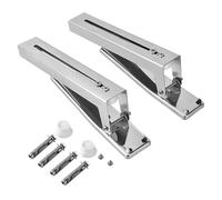 2x Support de Four à Micro-ondes en Acier Inoxydable Cuisine étagère Fixation Murale Extensible