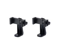 2X Support de TéLéPhone / Adaptateur de Montage de TréPied Vertical et Horizontal Support Rotatif avec Trou de Vis de 1/4 Pouce / Clip RéGlable