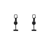 2X Support de Téléphone Rétractable Antivol, Cordon de Sécurité pour Smartphone avec Clip Ceinture, Cordon de Téléphone Portable