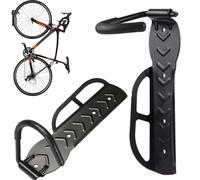 2x Support de vélo Support vélo crochet mural Support de vélo pliant en acier