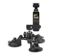 2X Support de Voiture Triple Ventouse à Ventouse pour Osmo Pocket Camera Stabilisateur Accessoire avec Adaptateur D'Extension