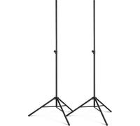 2x Support Pieds Stand Trépieds pour Jeux Lumière Eclairage Projecteurs Scene