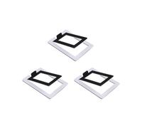 2X Support pour Haut-Parleur de Bureau Support Audio en MéTal pour Haut-Parleur Actif Kanto'S YU4 et Haut-Parleur de Taille Similaire, Blanc