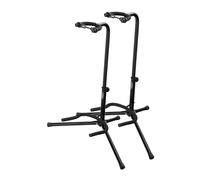 2x Support Stand Pied Guitarre Basse Universal Electrique Acoustiqe Pliable Set