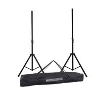 2x Support Trepied Ratelier Haut-Parleur Moniteur DJ PA Ajustable 193cm Set sac